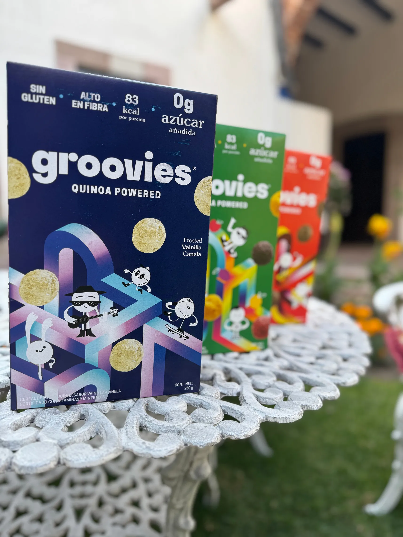 Empaques de cereal Groovies